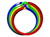 Mobius Puzzle Ring 3d printed 