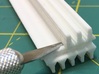 Freeway Bridge Barrier and Lane Divider Set 1:160 3d printed Cut and file to separate smoothly.