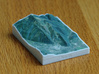 Aspen Mountain, Colorado, USA, 1:100000 3d printed 
