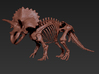 Triceratops Skeleton 3d printed 
