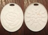 Ruby/Weiss White Rose Keychain 3d printed 