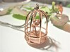 Beauty & the Beast inspired Rose In Cage Pendant 3d printed Beauty & the Beast pendant