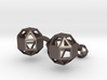 Rhombicuboctahedron cufflinks 3d printed 