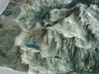 Grand Tetons, Wyoming, USA, 1:100000 Explorer 3d printed Close-up of Snowdrift Lake under The Wall