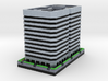 Chicago 80s Style Office Building 3 x 4 3d printed 