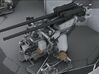 1/100 DKM 3.7 cm SK C/30 Twin Gun Mounting 3d printed 