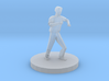 Man in Defensive Stance 3d printed 