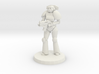 Female Space Trooper 3d printed 