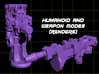 Bugs Mandible Transforming Weaponoid Kit (5mm) 3d printed render of figure in both modes