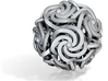 Dodecahedron W-Spirals 1.25inch 3d printed 