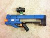 Nerf Rival to Picatinny Adapter (3 Slots) 3d printed 