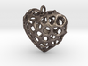 Voronoi Heart Piece Necklace 3d printed 