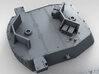 1/700 16"/45 MKI HMS Nelson Turrets 1940 3d printed 3D render showing UP Launcher Shields and Ammo Lockers