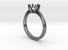 Solitaire ring 3d printed 