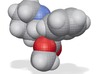 Ritalin molecule (x40,000,000, 1A = 4mm) 3d printed 
