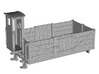 HOe-wagon01 - Dump truck crate 3d printed 
