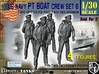 1-30 US Navy PT Boat Crew Set6 3d printed 