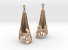Corroded Cone Earrings 3d printed 