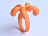 Water Drops Ring (From $19) 3d printed Water Drops Ring Orange