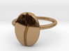 Coffee Bean Ring 3d printed 