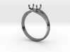 Solitaire Ring 3d printed 