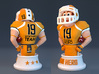 Mini football hero - version Orange 3d printed 3d rendered version