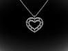 Truss Heart 3d printed 