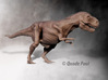 Tyrannosaurus Rex 3d printed render of the Trex