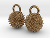 Ragweed Pollen Earrings - Nature Jewelry 3d printed 