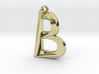 Distorted letter B 3d printed 