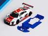 1/32 SCX Audi R8 LMS Chassis for Slot.it AW pod 3d printed Chassis compatible with SCX Audi R8 LMS Ultra GT3 body (not included)
