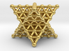 Merkaba Matrix 3 - Star tetrahedron grid 3d printed 