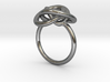 Infinity Knot Ring 3d printed 