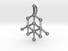 Diamond Molecule Pendant 3d printed 