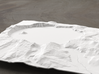8'' Crater Lake, Oregon, USA 3d printed Radiance rendering of model, viewed from the south.