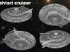 Ishtari Attack Cruiser 3d printed 