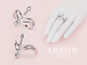 Arrow Ring 3d printed 