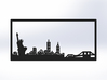 New York Skyline - 4.125 X 8.625 (M) 3d printed 
