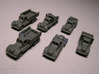 1/285 Scale Diamond T Truck Set 3d printed 