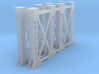 Two Steel Bridge Supports Z Scale 3d printed Two Steel bridge supports Z scale