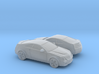 1/160 2X 2006-14 Cadillac CTS Coupe 3d printed 