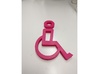 Disabled toilet sign 3d printed 