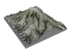 Mount Rainier Summit Map - 5" 3d printed 