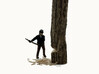 O LOGGING FELLER #1 Figure 3d printed LumberJack CHOPPING DOWN a tree 