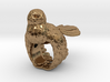 Owl Ring Size 51 (16,3) 3d printed 