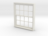 Window, 52in X 60in, 16 Panes, 1/32 Scale 3d printed 