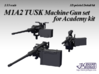 1/16 M1A2 Tusk Machine Gun set 3d printed 