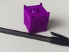 Mini Cubesat Reference Cube Model 3d printed As made in Purple!
