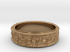Ring 5 Innen 42 3d printed Ring_No. 5 in polished brass