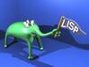 Lisp Alien 3d printed rendered with Blender